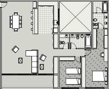Plano del departamento